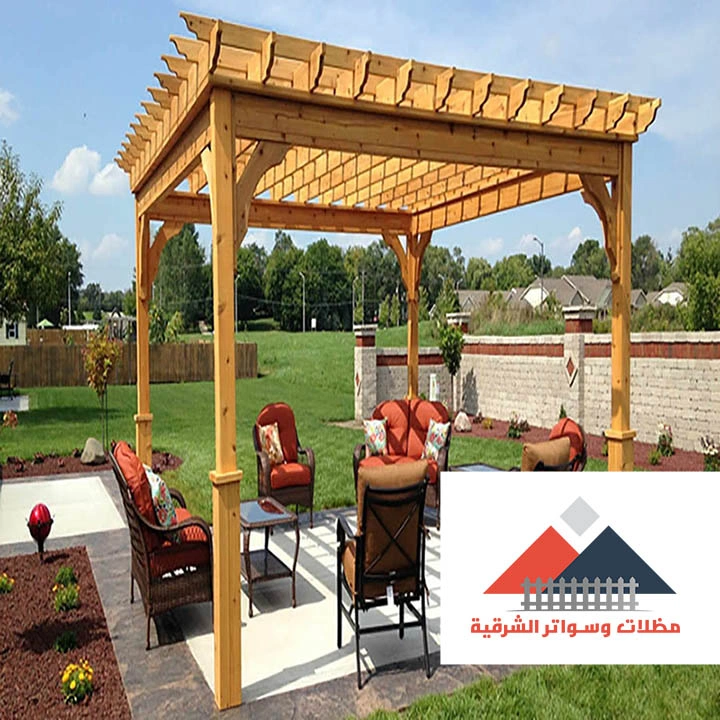 برجولات خشب مودرن الدمام