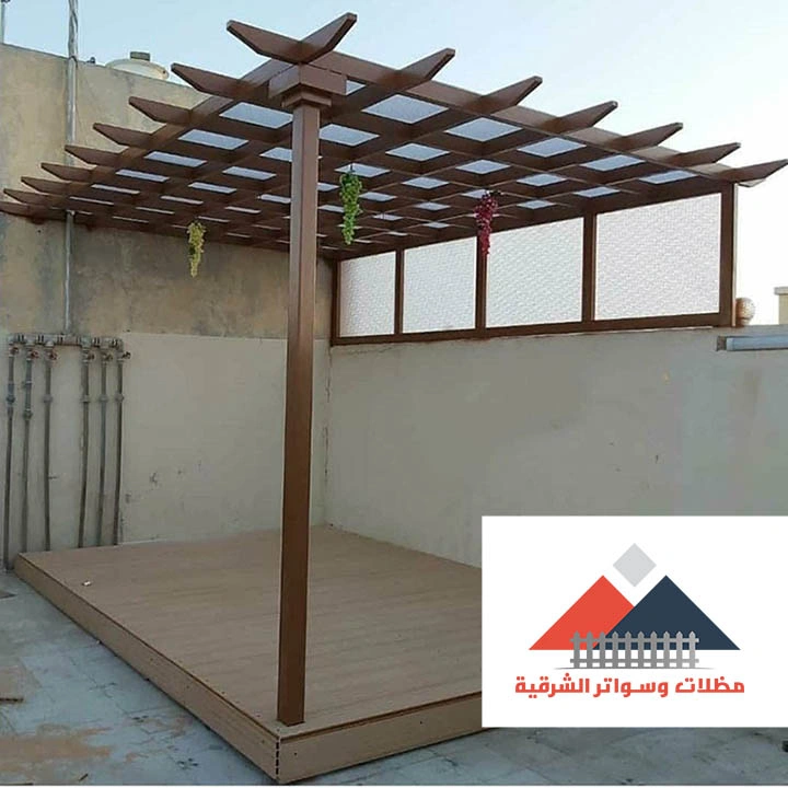 برجولات خشبية للاسطح الظهران