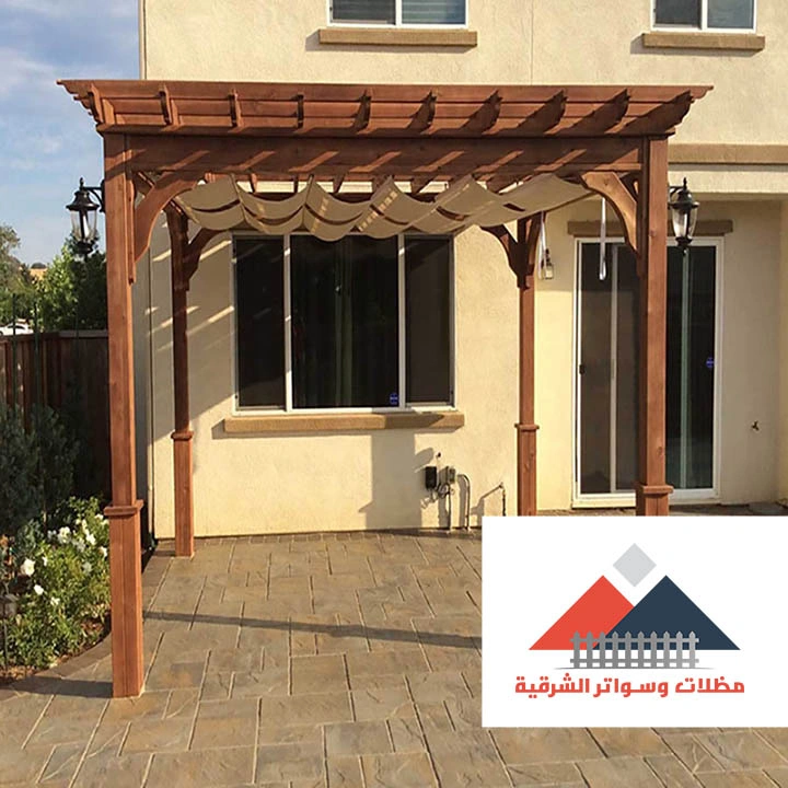 تصميم برجولات خشبية الشرقية