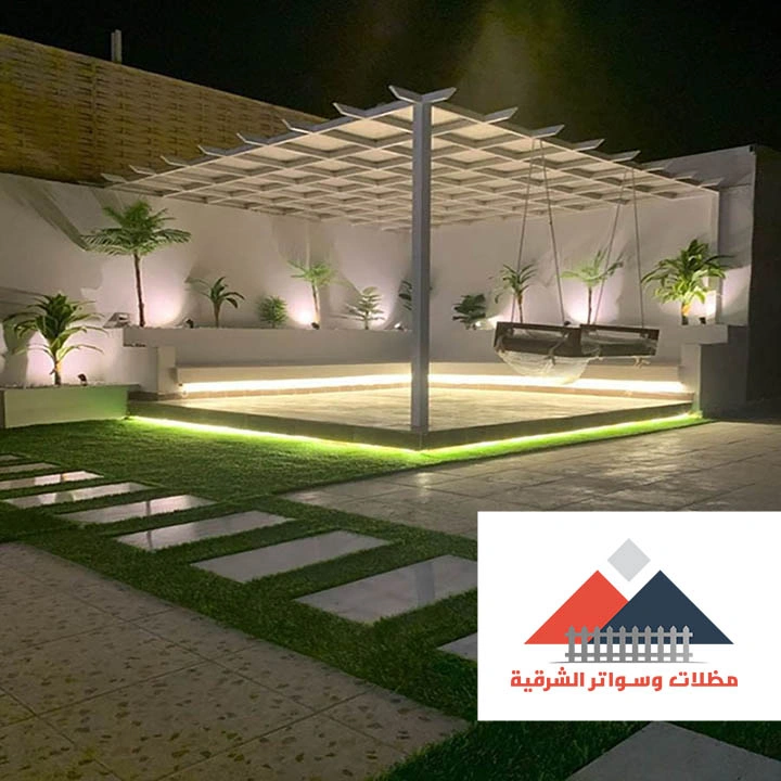تصميم برجولات خشبية الشرقية