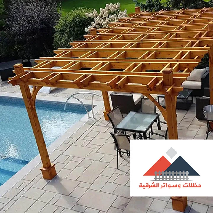 عمل برجولات خشب الاحساء