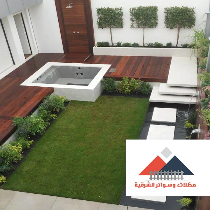 تنسيق حدائق استراحات القطيف