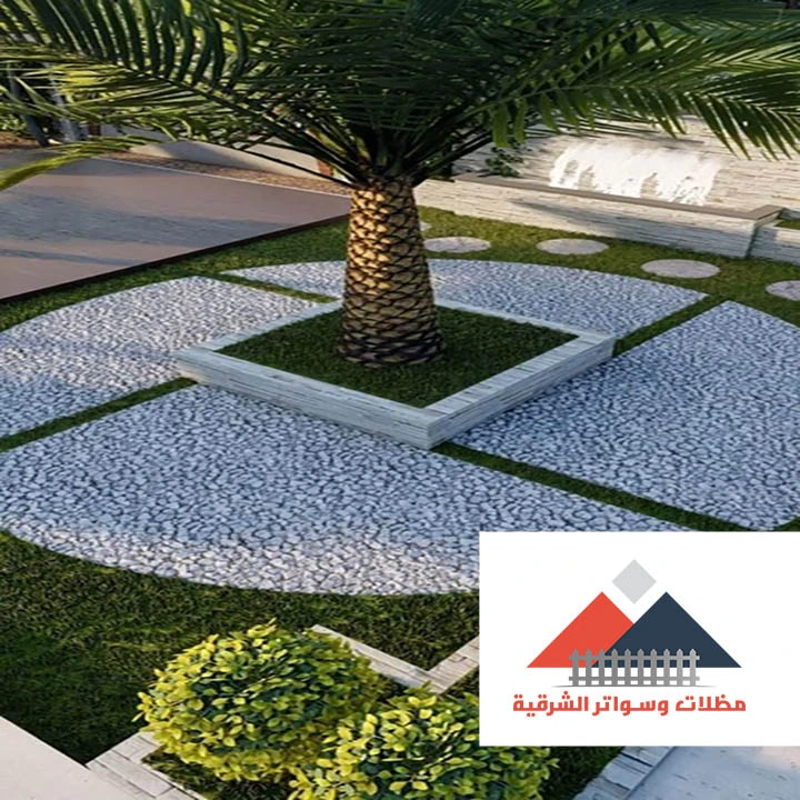 تنسيق حدائق استراحات القطيف