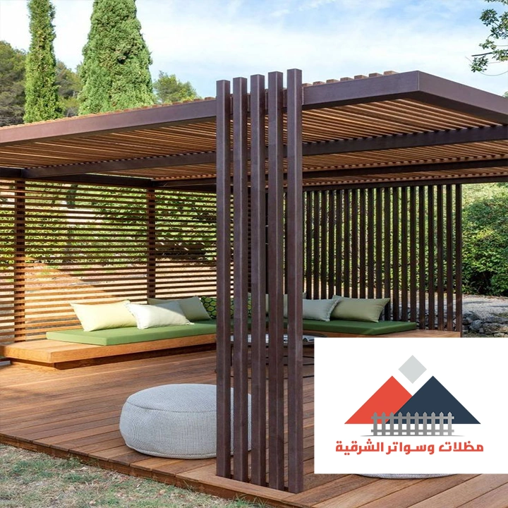 جلسات خارجية خشب الشرقية