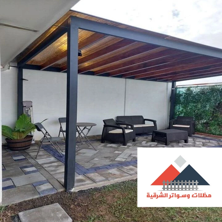 مظلات حدائق حديد الدمام